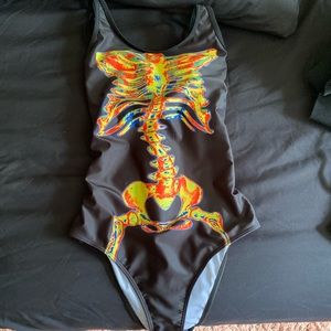 Skeletons One Piece Swimsuit
